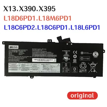 100% original 4190mAh Para Lenovo Thinkpad X13 X390 X395 L18M6PD1 L18C6PD2 L18C6PD1 L18L6PD1 L18D6PD1 bateria do laptop