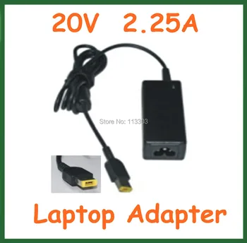 10pcs Adaptador AC/DC 20V 2.25 UM 45W USB pino Adaptador de Alimentação ADLX45NLC3 36200246 45N0293 45N0294 para o Lenovo Yoga 11 Yoga 11S