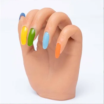 2023 Gel De Sílica Mão Feminina Manequim Manicure Exibição De Jóias Artificial Adereços Articulações Podem Dobrável Ciência Médica E127