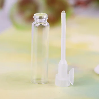 20Pcs/Pack 1 ml do Frasco de Vidro de Perfume Mini-Conjunto Reutilizável de Vidro Vazia Frasco de Perfume de Viagem Líquido, Frascos Frasco de Perfume Tubo