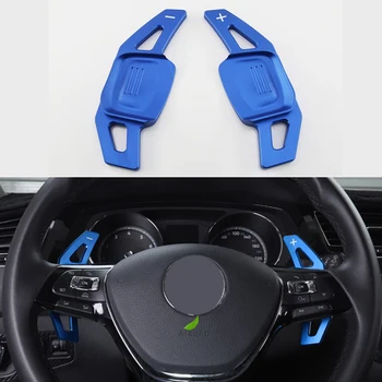 2PCS Carro Volante Extensão Shift Paddle alavanca de controle para a VW Volkswagen Golf 7 7.5 MK7 Acessórios 2015-2019 Estilo Carro
