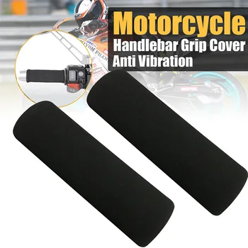 2PCS de Moto Guidão Tampa de 2,7 cm Interior Slip-on Anti-Vibração de Conforto Motocicleta Bicicleta punho do Guiador Moto Peças