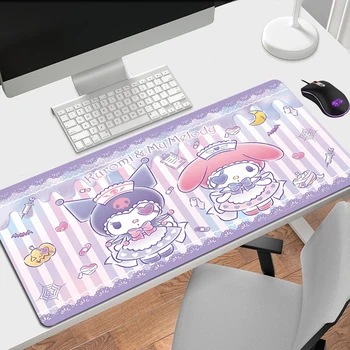 Anime Sanrio Cinnamoroll Mouse Pad Kawaii Kuromi Minha Melodia Cartoon Aluno Criativo Teclado Da Área De Trabalho Decorativas Almofadas De Brinquedos De Meninas