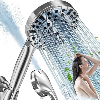 Chuveiro de casa de banho com Mangueira de Chuveiro de Alta Pressão de Água, Economia de Mão de Chuvas no Chuveiro de casa de Banho e Acessórios