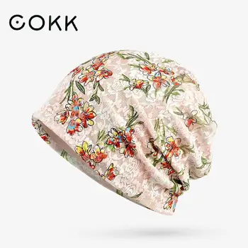 COKK Chapéu de Mulheres Primavera Verão Chapéus Para Mulheres Gorro de Flor de Laço Fino Bonnet Femme coreano cocar arnês Gorro