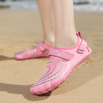 Confortável e os pés descalços exterior sapatos de água à beira-Mar de homens, mulheres wading shoes seca Rápido, Respirável, praia, caminhadas água de montante sapatos