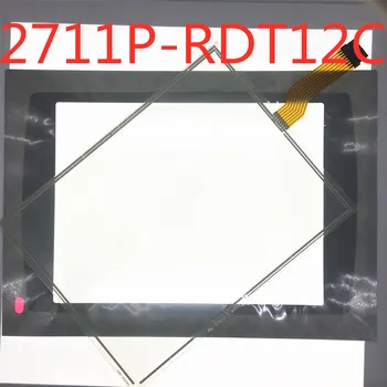 Digitador da Tela de toque para 1250 2711P-RDT12C Painel de Toque de Vidro com Sobreposição (película protetora)