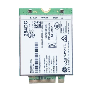 DW5820E L850-GL LTE 4G do Módulo de Cartão de 0284DC 284DC para Laptop Dell 3500