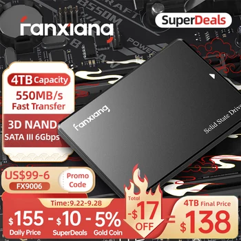 Fanxiang SSD S101 de 2,5 polegadas SATAIII SSD de 128 gb 256 GB 512 GB 1 TB 2 TB 550 MB/s de disco Rígido Interno, Disco de Estado Sólido para o Portátil da área de Trabalho