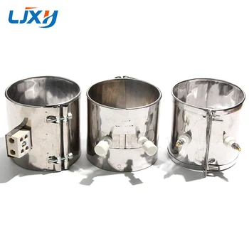 LJXH de Cerâmica, aquecimento Elétrico Elemento de Diâmetro 90mm de Aço Inoxidável Banda Mica Aquecedor de Altura 130-150mm 1100W-1200W 
