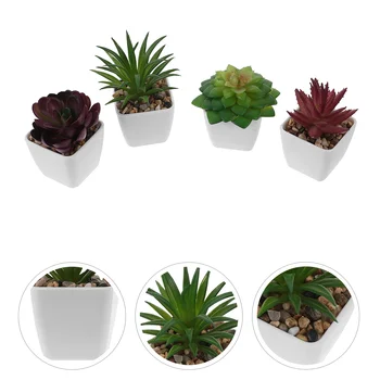 Mini Vasos De Pequeno Falso Mini Mini Pequeno Jardim De Plantas Bonsai Casa Decoração