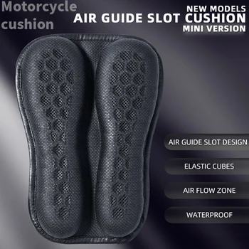 Moto Coxim de Assento Anti-Derrapante Motocicleta Inflável do Sopro 3D Almofada de Ar de Alívio de Pressão Passeio da Almofada do Assento da Motocicleta Acessórios