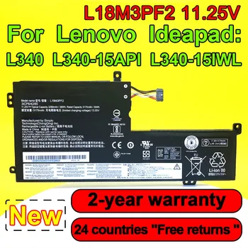 Novo L18M3PF2 Bateria do Portátil De Lenovo IdeaPad L340 L340-15API L340-15IWL L18D3PF1 L18L3PF1 L18C3PF2 11.25 V 36Wh 3280mAh