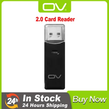 OV Leitor de cartões Micro Sd de Alta Qualidade Inteligente Leitor de Cartão de Memória USB 2.0 Mini SD / TF 2 EM 1 Leitor de Cartão Adaptador frete grátis