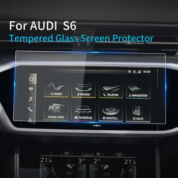 Para a Audi S6 2023 Carplay Protetor de Tela de Vidro Temperado de Película Protetora Navigator Painel de instrumentos Auto Adesivos de carros Acessórios GPS