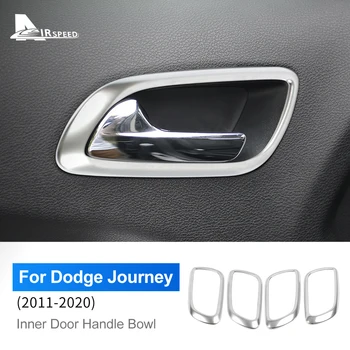 Para Dodge Journey JUCV Fiat Freemont 2011-2020 Nova Marca de Carro ABS maçaneta da Porta Interior Tigela Moldura Tampa estofos Acessórios