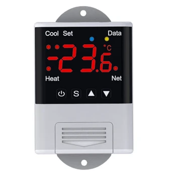 Sem fio wi-Fi Controlador de Temperatura do Termostato AC110-220V DTC1201 NTC Sensor Display Digital de Controle de APLICATIVO Para Smart Home