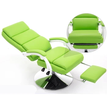 Simples, Confortável Cadeira Reclinável Maquiagem Assento Cintura Massagem Suave Fezes Família Elevador de Cadeira Giratória com apoio para os Pés Computador Assento