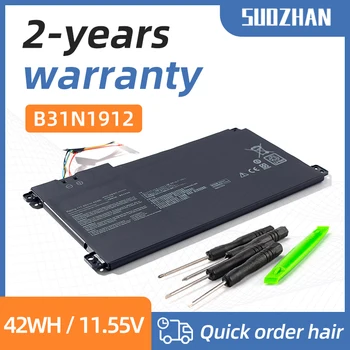 SUOZHAN Bateria do Laptop B31N1912 11.55 V 42Wh/3550mAh Para ASUS VivoBook 14 E410MA E410KA E510MA E510KA 14