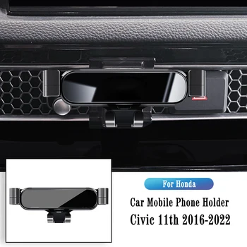 Telefone Suporte Para Honda Civic 2016-2022 Gravidade de Navegação do Suporte GPS Suporte de Saída de Ar Clip Giratório Suporte de Acessórios