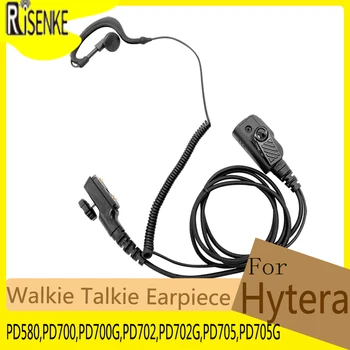 Tipo G Fones de ouvido Grandes PPF Walkie Talkie Auscultador Auricular para Hytera PD580,PD700,PD700G,PD702,PD702G,PD705,PD705G Duas Vias de Rádio