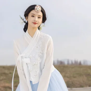 Tradicional coreana Roupas Hanbok Vestido das Mulheres Tribunal Traje Nacional Hanbok Mujer Dança Cosplay Realizar Quimono Yukata Conjunto 한복