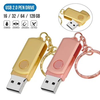 USB 2.0 Flash Drive de 4GB 8GB 16GB 32GB 64GB 128GB de Atacado, Pen Drives, Memory Stick U Disco de Armazenamento Externo de Dados da Vara da Memória