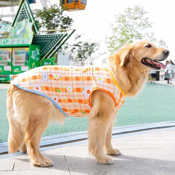 Verão Cão de Refrigeração Arnês Colete Reflexivo de Liberação Rápida Quente Roupas Pet Casaco Legal para Pequenas e Médias Largr Acessórios para Cães