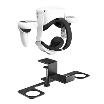 VR Suporte Para Oculus 2 Secretária de Fixação de Suporte Para o Oculus Anti-Inclinação Anti-risco Preto VR Acessórios Stand Visor do Auricular E