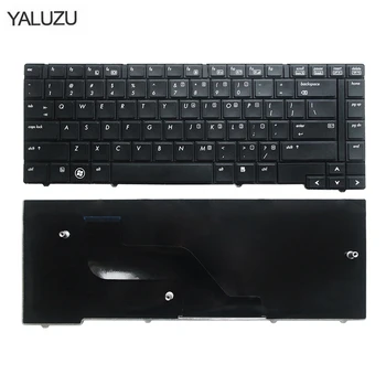 YALUZU Teclado para HP ProBook 6440B 6450B 6445B 6455B Séries inglês do teclado do Portátil (Sem Ponto de pau)